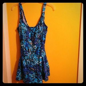 Blue swimsuite
